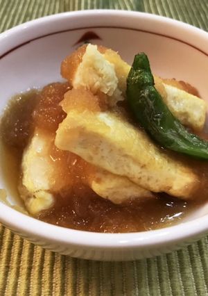 簡単 揚げ出し豆腐みぞれあんかけ-レシピのメイン写真