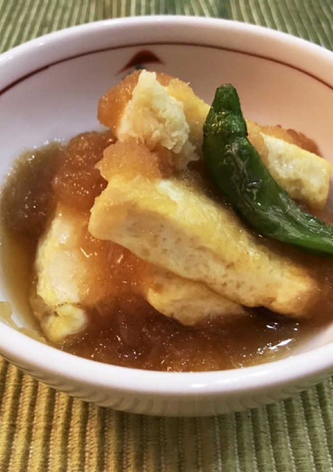 簡単 揚げ出し豆腐みぞれあんかけ-レシピのメイン写真