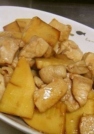 鶏むね肉と筍水煮の中華風炒めもの-レシピのメイン写真