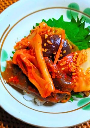まぐろキムチ丼-レシピのメイン写真