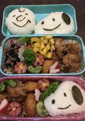 スヌーピお弁当-レシピのメイン写真