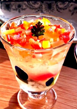 パーティ料理♪野菜コンソメスープジュレ♡-レシピのメイン写真
