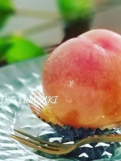 綺麗になれちゃう『丸ごと桃のケーキ』-レシピのメイン写真