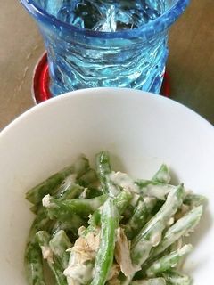 隠元コリアンダーマヨ和え糖質オフおつまみ-レシピのメイン写真