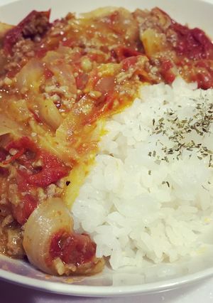 お手軽ミニトマトカレー-レシピのメイン写真