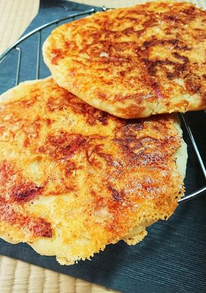 朝食★ベーコンとチーズのパンケーキ☆HM-レシピのメイン写真