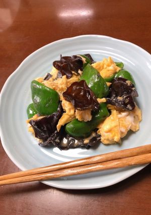 生きくらげと玉子の炒め物-レシピのメイン写真