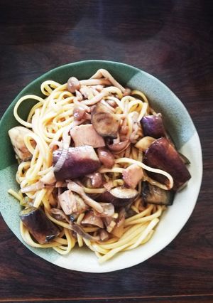 簡単にんにく醤油で夏向けパスタ-レシピのメイン写真