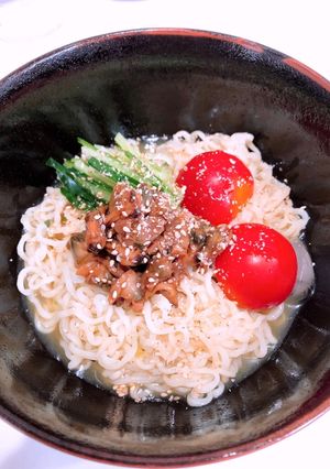 サッポロ一番☆冷やしあさりラーメン-レシピのメイン写真