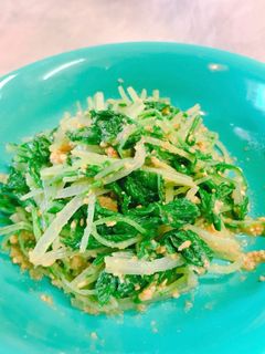お弁当に!水菜のごま和え-レシピのメイン写真