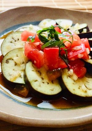 なすのレンジでさっぱりおひたし-レシピのメイン写真