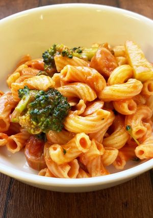 【幼児食1歳頃～】トマトクリームパスタ-レシピのメイン写真