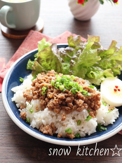 レンジで作る豚そぼろ☆生姜焼きの味-レシピのメイン写真