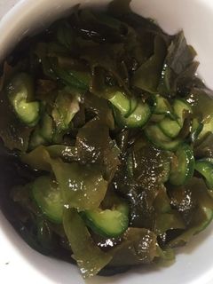 ワカメの酢の物-レシピのメイン写真