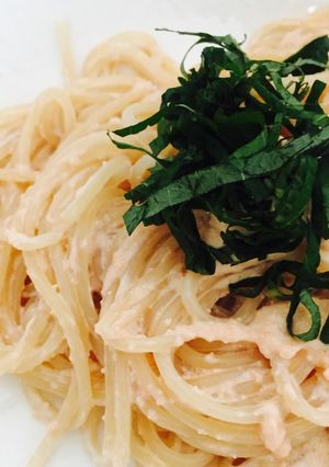 お気に入りのたらこクリームパスタ-レシピのメイン写真