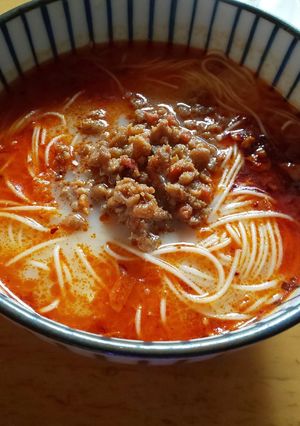 素麺でなんちゃって担々麺-レシピのメイン写真