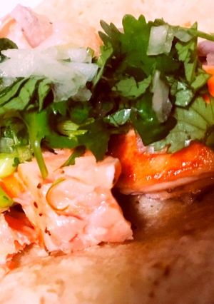 【ズボラ飯】焼くだけ簡単 鮭のタコス-レシピのメイン写真