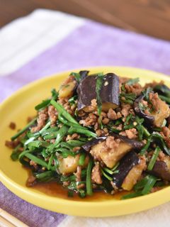 なすとにらのコク旨カレー炒め【作り置き】-レシピのメイン写真