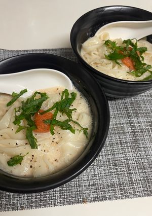 明太クリームきしめん-レシピのメイン写真