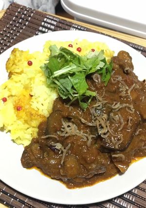【TVで紹介】牛すじとゴボウのカレー-レシピのメイン写真