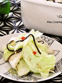 キャベツの塩昆布和え-レシピのメイン写真