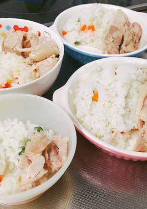【１歳幼児食】シンガポールチキンライス-レシピのメイン写真
