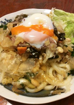 『まごわやさしい』サラダうどん-レシピのメイン写真