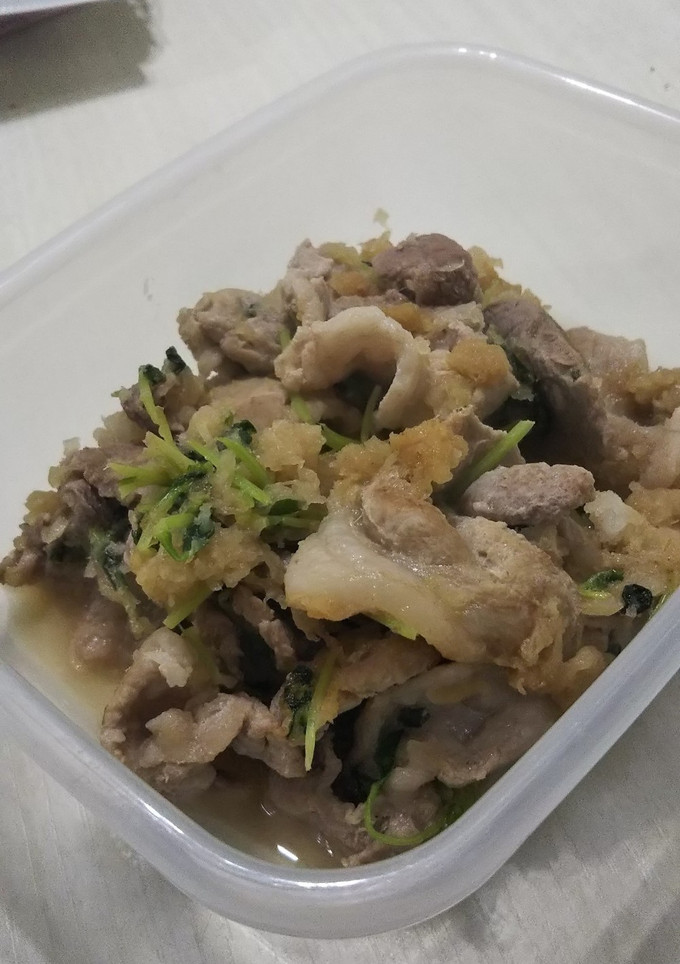 豆苗と豚肉のしょうがおろし炒め☆-レシピのメイン写真