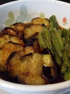茄子とささげの揚げびたし-レシピのメイン写真