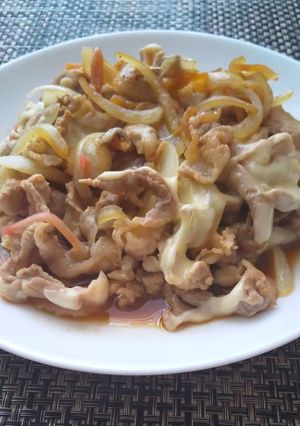 豚肉のしょうが焼き☆とろ～りチーズのせ-レシピのメイン写真