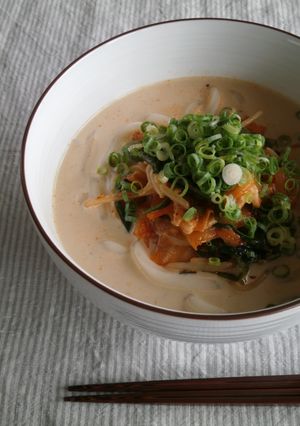 冷やし豚キムチうどん-レシピのメイン写真