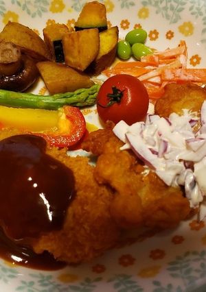 簡単彩りカラフルプレートおうちカフェご飯-レシピのメイン写真