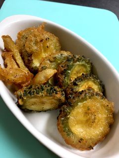ワタもいっしょにゴーヤの唐揚げ-レシピのメイン写真