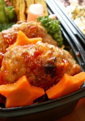 大人のキャラ弁☆ドラゴンボールハンバーグ-レシピのメイン写真