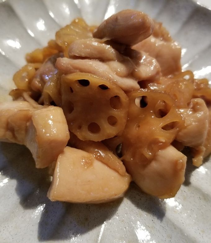 鶏肉とレンコンの甘酢炒め-レシピのメイン写真