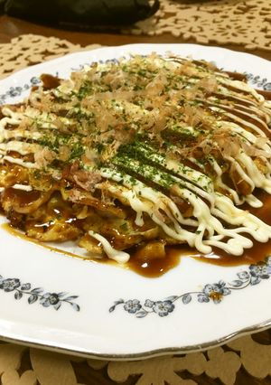 たまごとキャベツで！粉なし豚玉お好み焼き-レシピのメイン写真