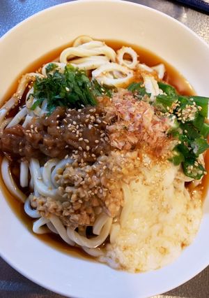 夏の定番！ネバネバうどん-レシピのメイン写真