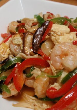 むきエビと野菜の中華風炒め物-レシピのメイン写真