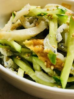 おつまみに☆切って混ぜるだけしらす胡瓜-レシピのメイン写真