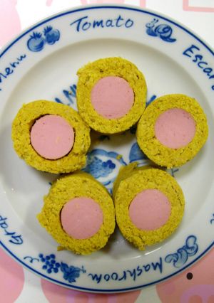 おからdeカレーな魚肉ソーセージ★パン★-レシピのメイン写真
