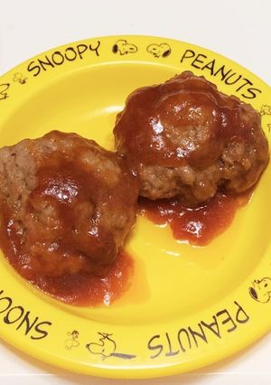 レンジでチン♪ハンバーグや肉団子-レシピのメイン写真