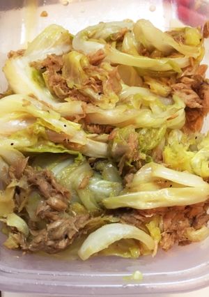 ツナ缶と調味料で！無限キャベツ-レシピのメイン写真