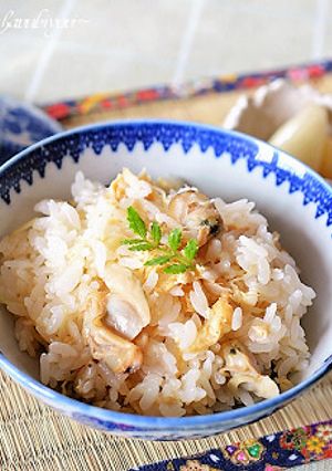 新ショウガとハマグリの混ぜご飯♪-レシピのメイン写真