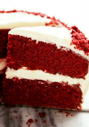 赤いチョコレートケーキ♪レッドベルベット-レシピのメイン写真