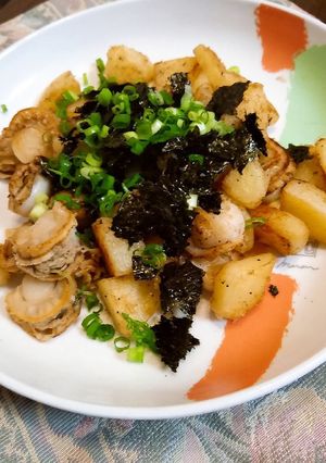 ジャガホタの磯辺バター焼き-レシピのメイン写真