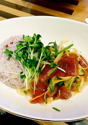 すき焼きのたれとドレッシングでアヒポケ-レシピのメイン写真