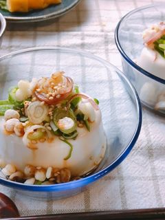 サクサク食感がやみつき♡天かすのせ冷奴-レシピのメイン写真