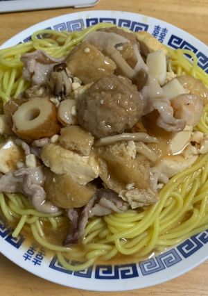 あんかけ茹でそば-レシピのメイン写真
