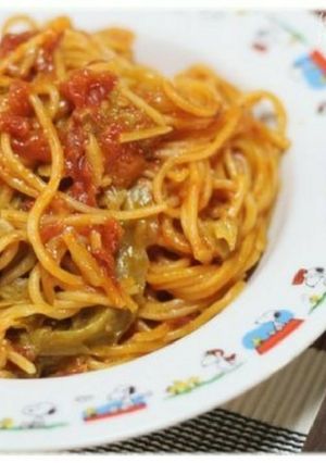 残ったロールキャベツでトマトソーススパ-レシピのメイン写真