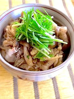 豚しゃぶ☆きのこあんかけ丼-レシピのメイン写真
